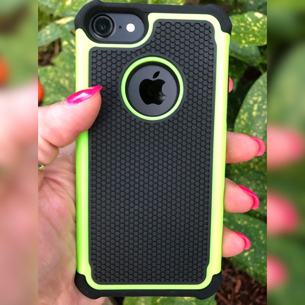iPhone Neon Green Hybrid Case